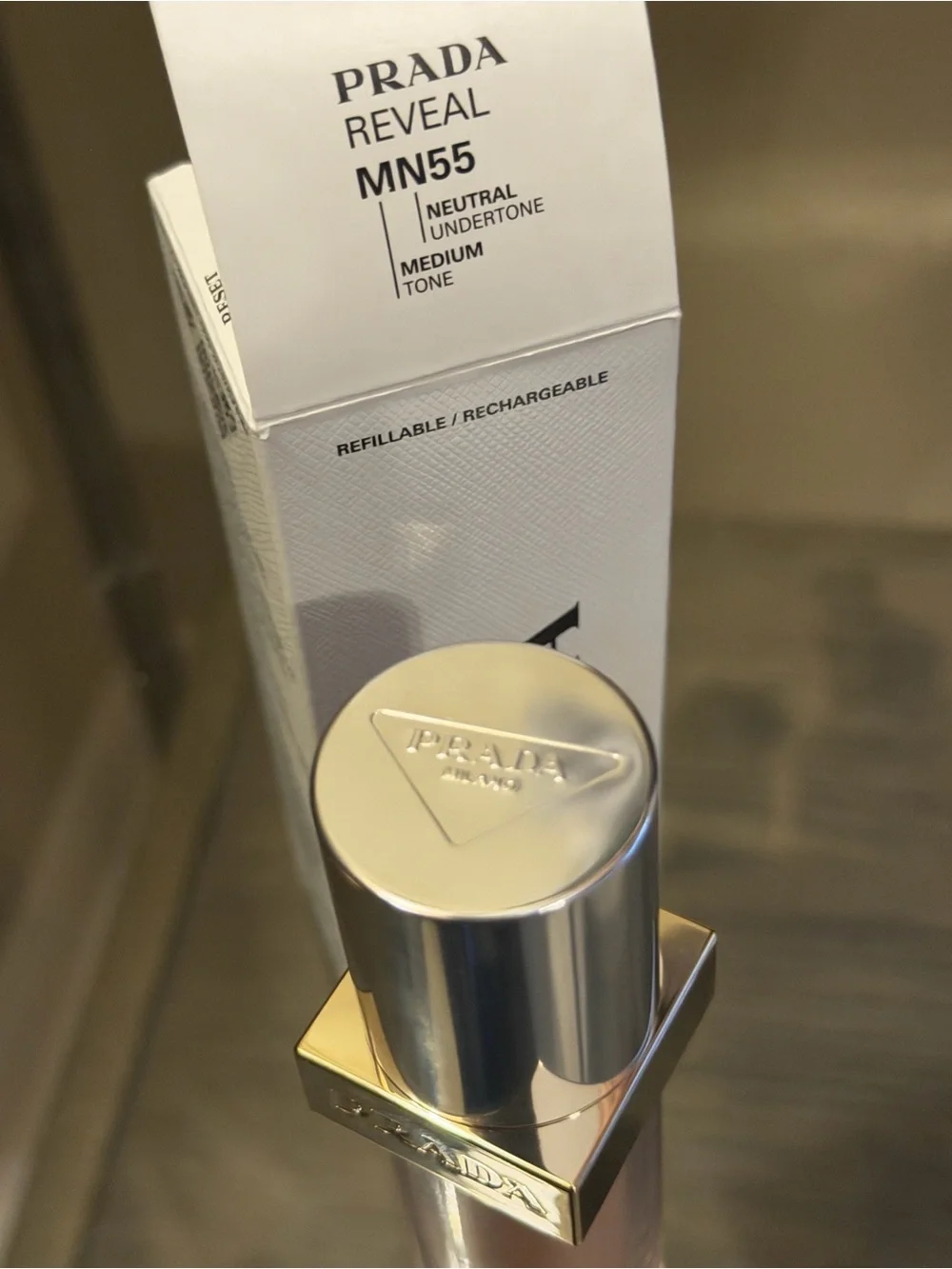 Prada Reveal Foundation MN55 Neutral Medium -